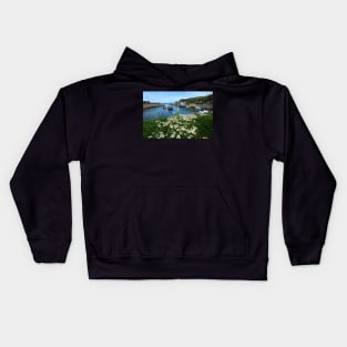 Ballintoy Harbour, Co Antrim, Northern Ireland Kids Hoodie